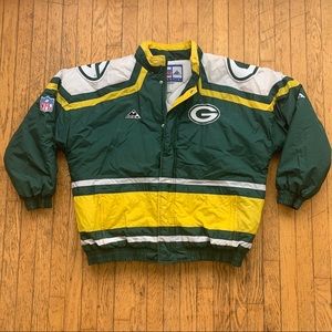 Vintage packers apex one NFL winter jacket